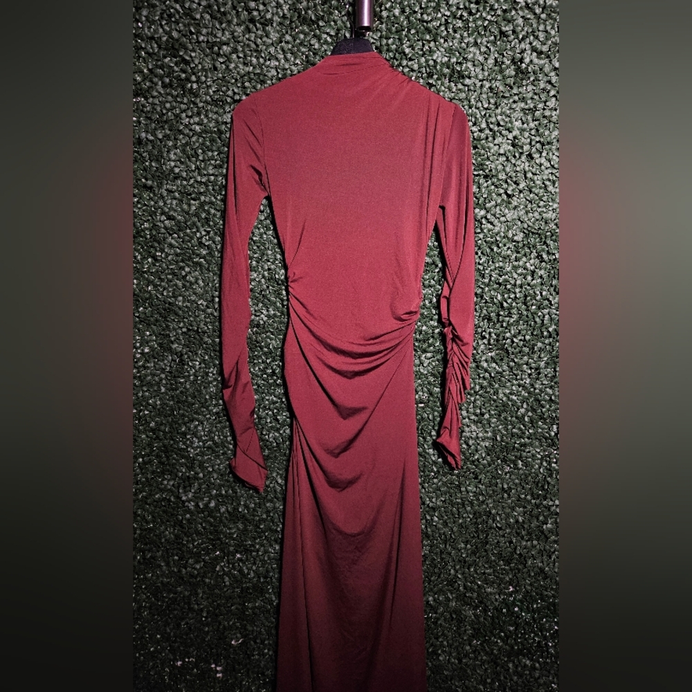 Zara Brown Long Sleeve Dress - Picture 6 of 6